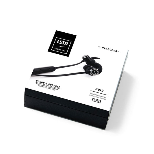 BOLT Bluetooth Sport Fülhallgató – Fekete-1